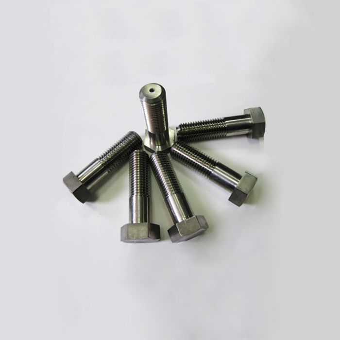 Hexagonal titanium bolt