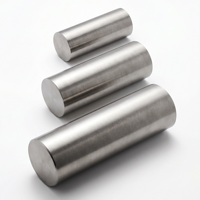 Large caliber solid titanium rod