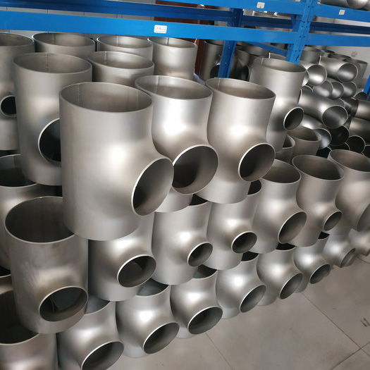 TA2 Equal Diameter Titanium Tee - Corrosion Resistant Pipeline Diversion Fittings Warehouse