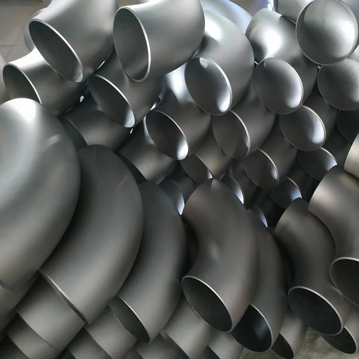 TA2 industrial pure titanium 90 degree elbow - chemical pipeline corrosion resistant fittings