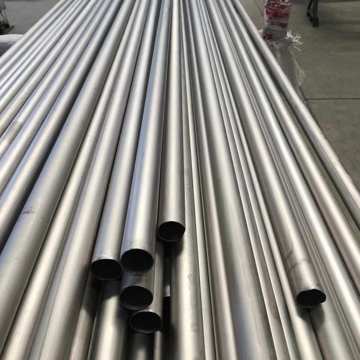Bright thin-walled titanium seamless tube