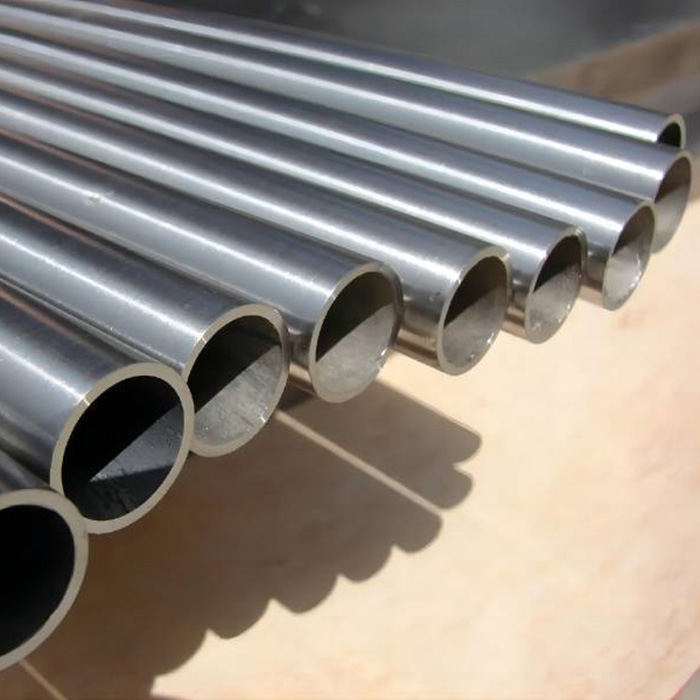 Mirror polished seamless titanium tube