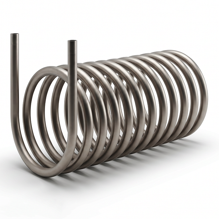 Condenser Titanium Coil - Chloride Ion Resistant